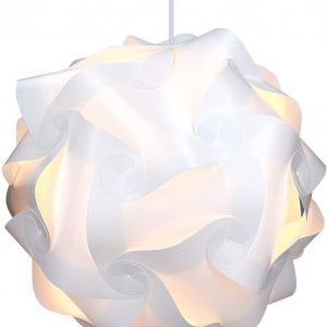 lámpara de techo blanca