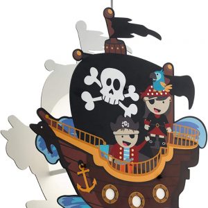 lámpara colgante barco pirata