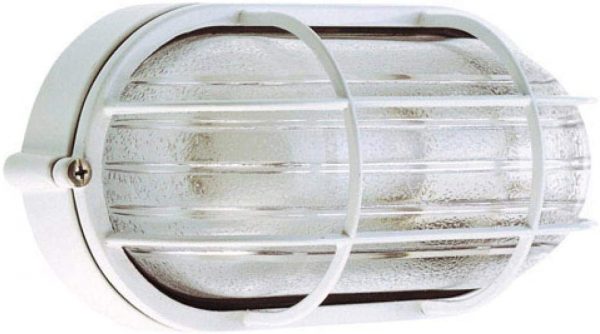 plafon industrial oval blanco lámpara de techo semiempotrada